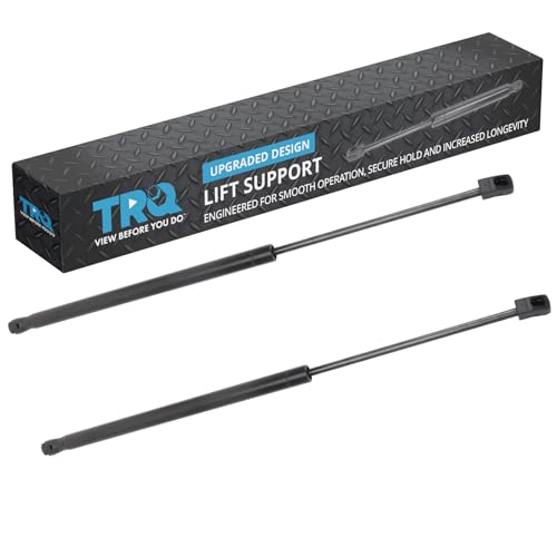 TRQ Driver & Passenger Side Hood Lift Support Shock Strut Set Compatible with 2019-2023 Ford Ranger