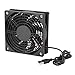 Ventilateurs PC Boîtier Refroidissement, Boîtier d'ordinateur Ventilateur Ventilateur de Refroidissement Ultra Silencieux PC Cooler 5 V Interface USB