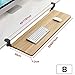Sliding Under Desk Keyboard Tray, Ergonomic Pull-Out Drawer with Storage Shelf for Keyboard and Mouse, All-in-One Workspace Organizer & Desk Accessory (B Walnut)