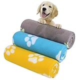 tierdecke Muster niedlich und schön Ideal für Reisen und Ruhezeit, 3 Packungen geben Ihnen eine als Bett Matte, als Sofa Handtuch, andere können Sie in Käfig usw. setzen.