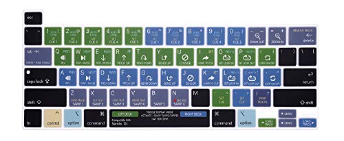 WYGCH Serato DJ Silicone Shortcuts Keyboard Cover Skin for MacBook Pro 16 inch A2141 2019 2020 Pro 13.3 inch A2338 M1/A2251/A2289 with Touch Bar and Touch ID US Version