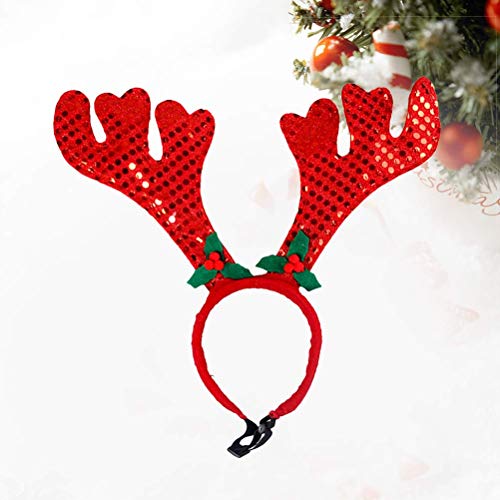 BESTOYARD chifres faixa de cabeça cabeça cabeça de Natal acessório de fantasia para cães animais de