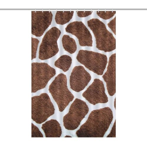 Rideau de douche imperméable anti-éclaboussures imprimé girafe - 2