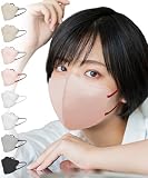 [ＴＪ ＴＲＡＤ　ＪＡＰＡＮ] 【美人百花掲載品】 息がしやすいマスク 日本製 立体 通気性 マスク 不織布 立体マスク (高通気ふつう30枚個包装, さくらピンク×レッド)