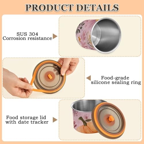 Contenedor hermético para café acero inoxidable 500ml miniatura 5