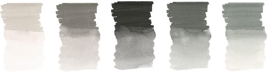 Faber-Castell Albrecht Durer Watercolor Markers - Grey Tones - Wallet of 5, Watercolor Markers for Adults