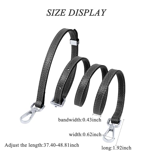 Image of Leather Purse Straps for Longchamp Conversion Kit, Leather Handbag Crossbody Shoulder Strap Adjustable for Women