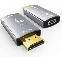4K USB C Female to HDMI Male Adapter 1 Pack, Unidirectional USB C-Type Source to HDMI Display Converter for USB 4.0, Thunderbolt 3/4/5 Ports, MacBook Pro, Galaxy Series, iPhone 15 Series