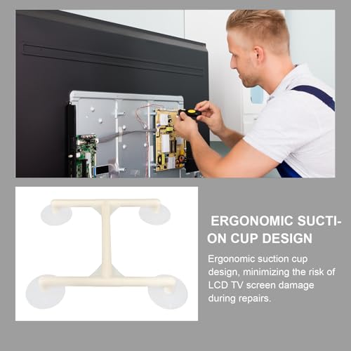 Ventosa para pantallas LCD de 32 a 75" con mango ergonómico y base de goma de alta sujeción 4