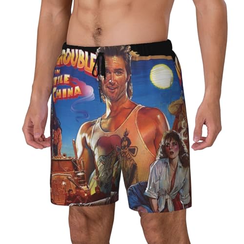 Teen Boys Sports Swim Trunks for Big Trouble in Little China Beach Board Shorts Surf with Pocket Mesh Lining for Sports2
