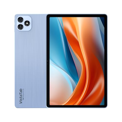 itel Tab Vista 30 with 11"(27.94 cm) FHD Display & Quad Speakers, 7000mAh Battery for All-Day Usage, 12GB RAM (Memory Fusion) 128GB Storage, Wi-Fi + 4G Calling, Blue
