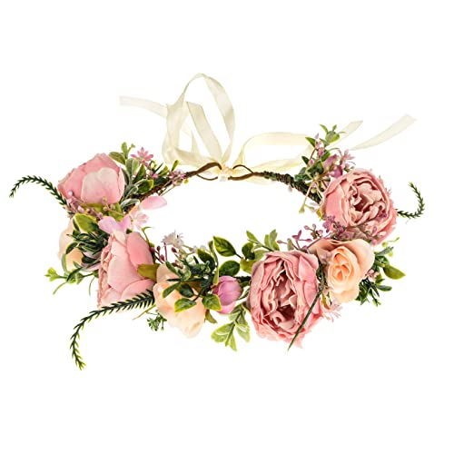 DreamLily Girls Camellias Flower Crown Birthday...