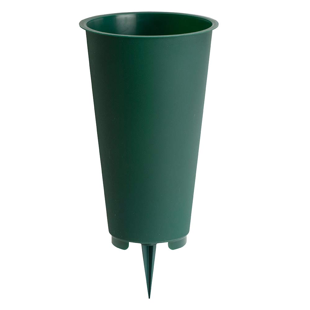 Large Round Cemetery Vase