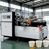 Paper Bowl Making Machine, Customizable Bowl Size and Depth Equipment, Automatic Paper Container Maker for Diverse Menu Applications in Food Service