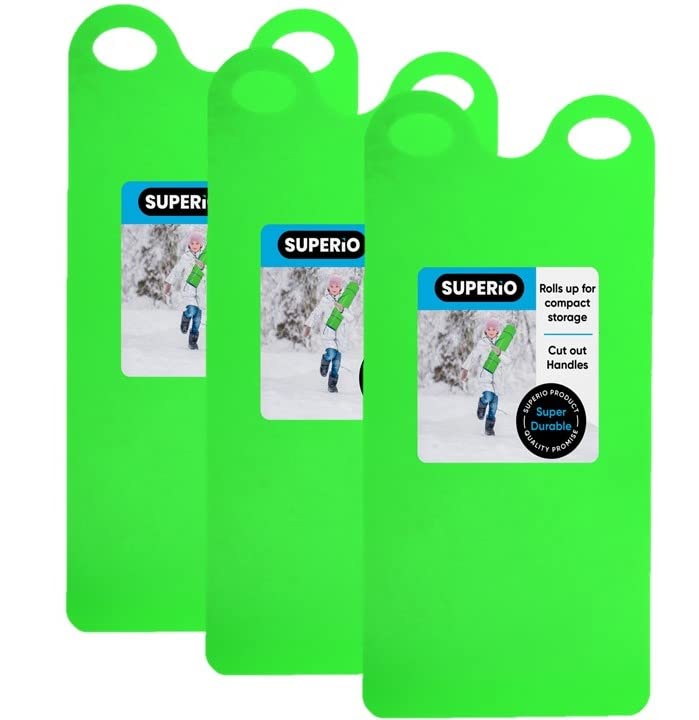 Superio Snow Slider Mat, Flexible Snow Sled Flying Carpet, Roll up Sleds for Kids 36