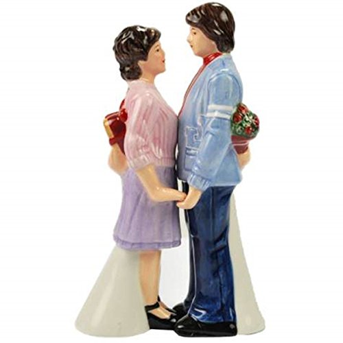 Westland Giftware Happy Days Magnetic Joanie and Chachi Salt and Pepper Shaker Set, 4-1/4-Inch