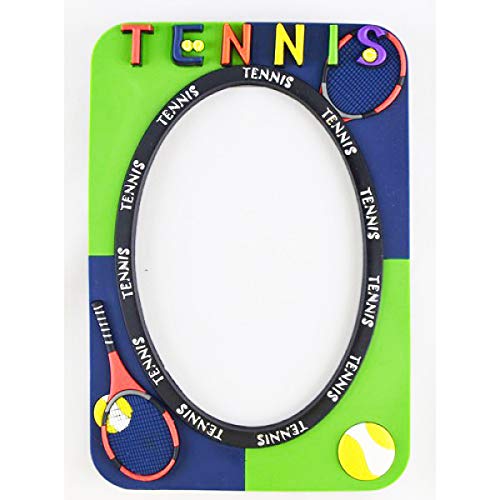 Colorful Tennis Picture Frame (3 1/2