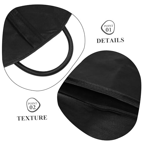 MAGICLULU Non Woven Suit Garment Bag with Ergonomic Handle Breathable Travel Organizer for Coats Jackets and Formal Attire Space Saving Storage for Business Trips and Closet3