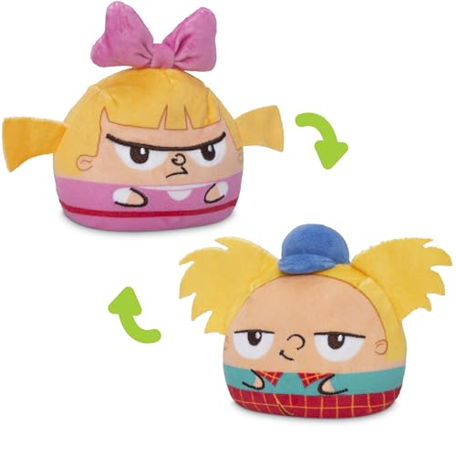 Image of TeeTurtle Nickelodeon Nick Nostalgia Series Reversible Plushie Mystery Box - 3-Inch Two-Sided Blind Box Plush with Embroidered Details - Cute Surprise Toy for Kids, Teens, and Adult