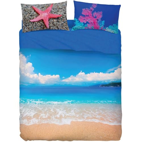 Bassetti Extra Completo Letto copriletto con Balza applicata Matrimoniale stampa