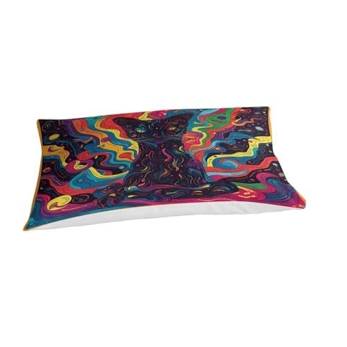 Parure de lit chat 3D cadeau d'anniversaire parfait pour lit simple