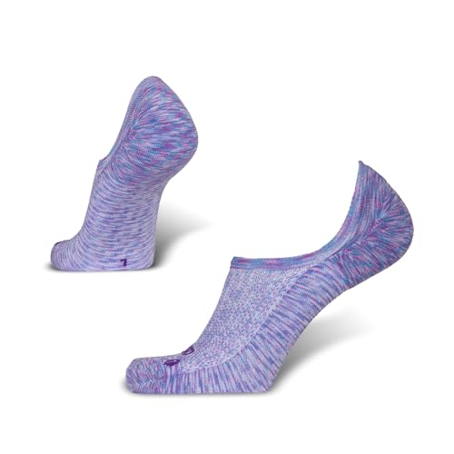 OS1st Unisex No Show Athletic Nekkid Comfort Socks light compression for added stability, non-slip wear and increased circulation (Small, Galaxy)