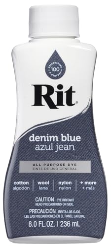 Rit All-Purpose Liquid Dye, Denim Blue