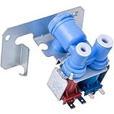 BlueStars Upgraded WR57X10051 WR57X10032 Refrigerator Dual Inlet Water Valve - Compatible with G.E, Hotpoint & Kenmore Refrigerators - Replaces WR57X10040 AP3672839 PS901314 IMV513 WR2X10105