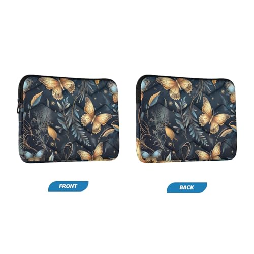 Funda para portátil 13-14 pulg. con diseño floral impermeable miniatura 2