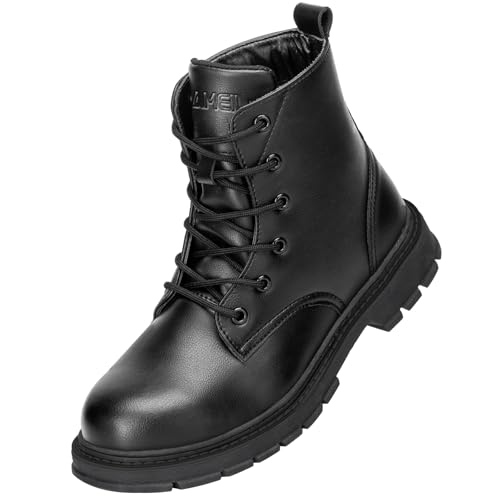 Image of Steel Toe Boots for Women Men, Waterproof Lightweight Safety Work Boots Durability Composite toe Construction Shoes with 6 inch