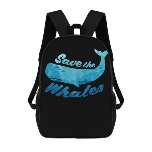 Sac à dos Save the Whales pour transmettre l'amour des océans aux jeunes filles à la rentrée