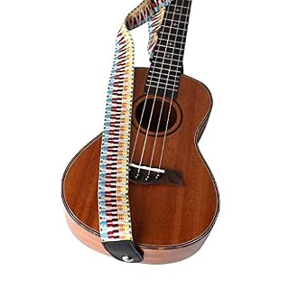 CZDYUF Guitare de Style Ethnique Réglable Tresse -en-Ciel Sangle de Guitare Courroie de Guitare Puce Entrée en Cuir 130cm - Les Beatles, Paul McCartney, John Lennon, RIngo Starr, George Harrison CZDYUF Guitare de Style Ethnique Réglable Tresse -en-Ciel Sangle de Guitare Courroie de Guitare Puce Entrée en Cuir 130cm – Image 5