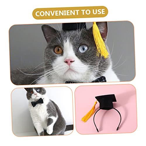 Set disfraz de graduación para perros y gatos miniatura 7