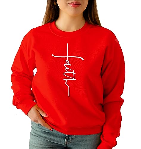 Faith Sweatshirt, Faith Gift, Christian Sweatshirt, Faith Cross Sweatshirt, Christian Gift, Love and Grace Shirt, Vertical Cross Sweatshirt4