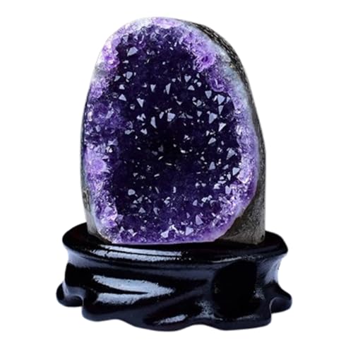 Améthyste en cristal brut de 300-410g, idée cadeau maison originale