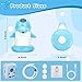Dolphin Water Table Pump Toy for Kids - Battery Powered - 3 Hours of Non-Stop Work Fun Summer Water Fountain Play Table Accessories for Toddlers (Blue)