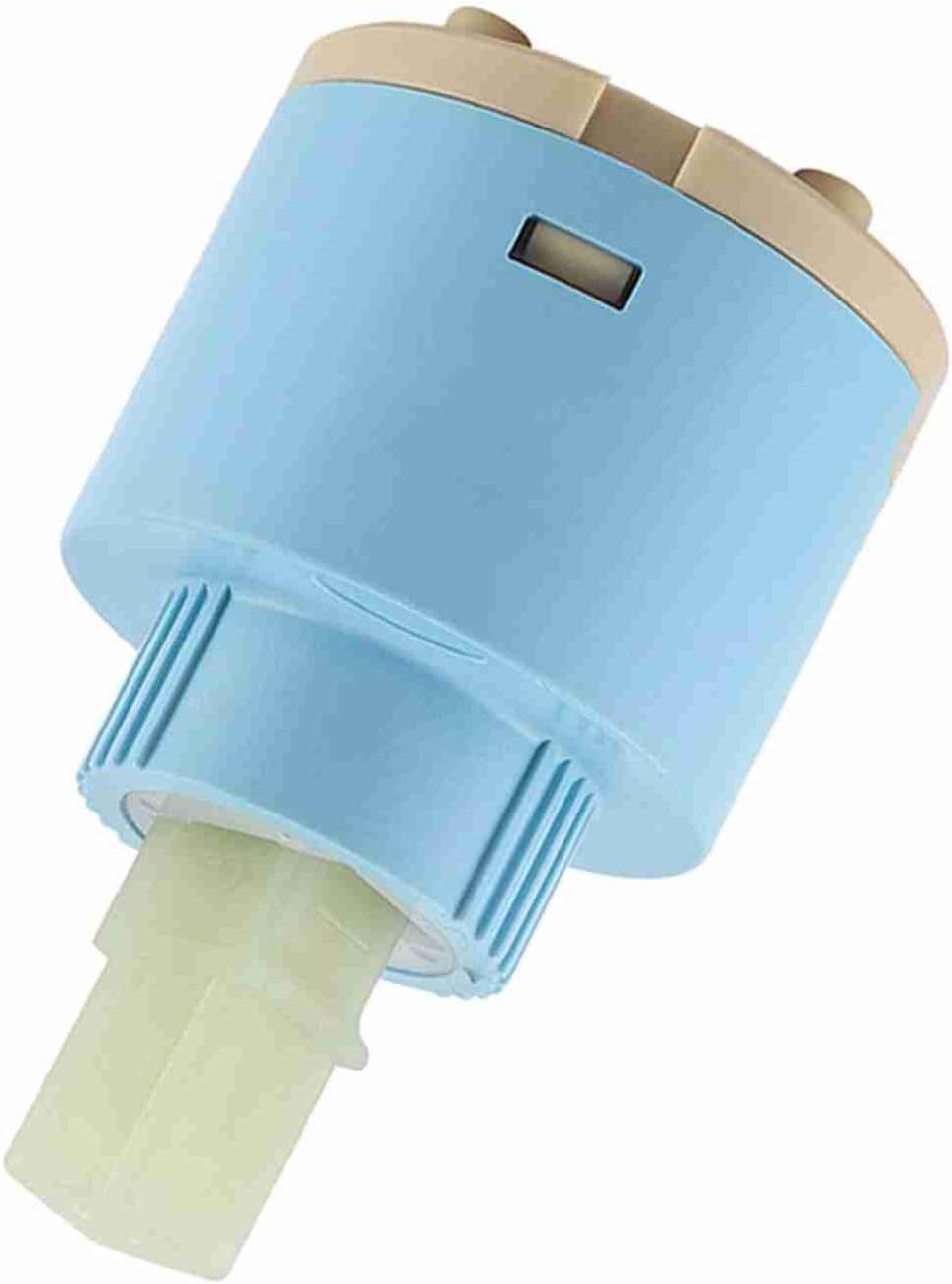 Ceramic Disc, 35mm 40mm Quarter Turn Replacement Faucet Valve with ABS Material and Ceramic Sheet, for Kitchen Bathroom Sink Tap (40mm diameter)