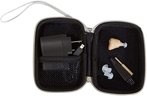 Global TV Concepts Magni Ear Microbionic Personal Sound Amplification Product (PSAP) | Dual Kit, 2 Earpieces, Charger & Carrying Case