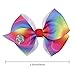 [6Pack/Set] 5In Cute Mermaid Rainbow Colorful Grosgrain Ribbon Hair Bow Alligator Clip Accessories (Unicorn-A Series)