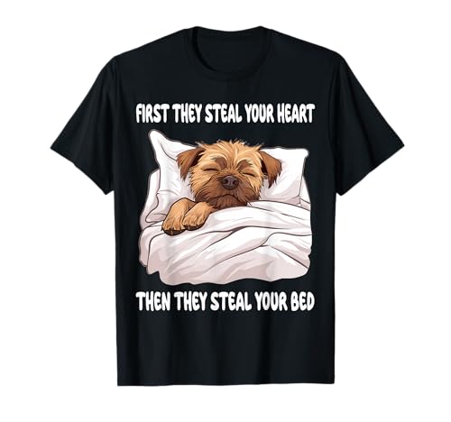 Border Terrier Sleeping Pajamas Nightgown T-Shirt