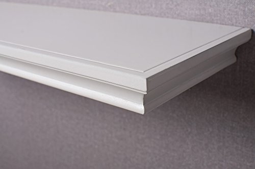 Ahdecor Deep Floating Shelves Display Ledge Shelf With Invisible Blanket 24 In, White #TOP6