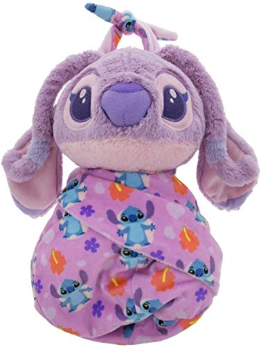 Disney Parks Baby Angel in a Pouch Blanket Plush Doll Stitch