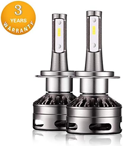 Integrated IC Driver, 9012/HIR2 LED Headlight Bulbs, 2019 New Gen of BearBizz Hi/Lo Beam All-in-one Conversion Kit, 14400Lm 6000K Cool White, 3 Yr Warranty