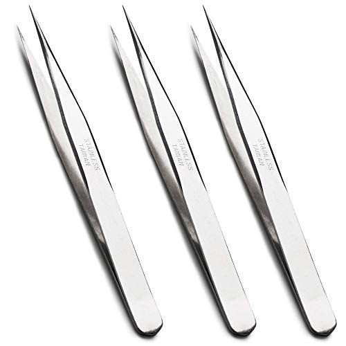 Beaditive High Precision Tweezers 3 Pack - 4.7