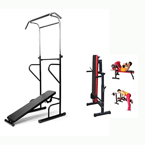 Hantelbank A AB Sit Fitness Power Tower Gewichthebergürtel Dip Station Bank Klimmzugbank Fitness Power Tower