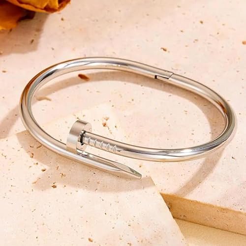 Image of Okos Gold Plated Fashion Jewellery Stainless Steel Anti Tarnish Cuff Band Style Bangle Bracelet with White CZ Stones For Girls and Women CO0025