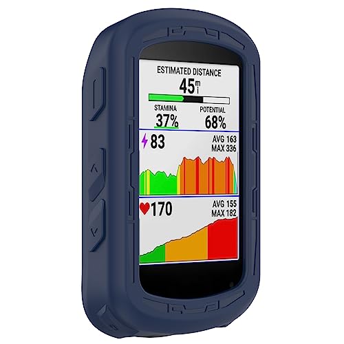 Coque GPS Garmin Edge 840 bleu housse souple vtt et cyclisme