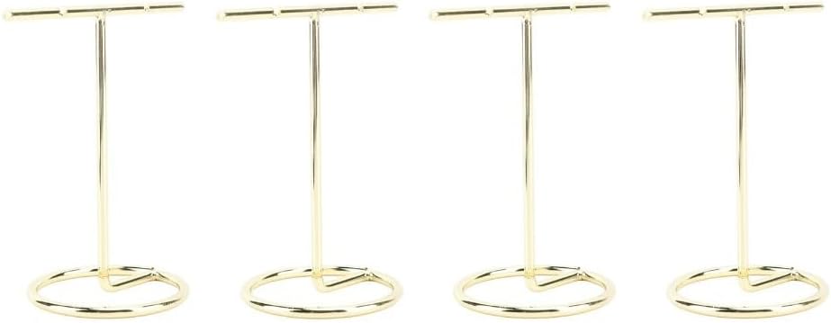 4 Pcs T Shaped Jewelry Holder, Earring Display Stands, Iron Jewelry Towers