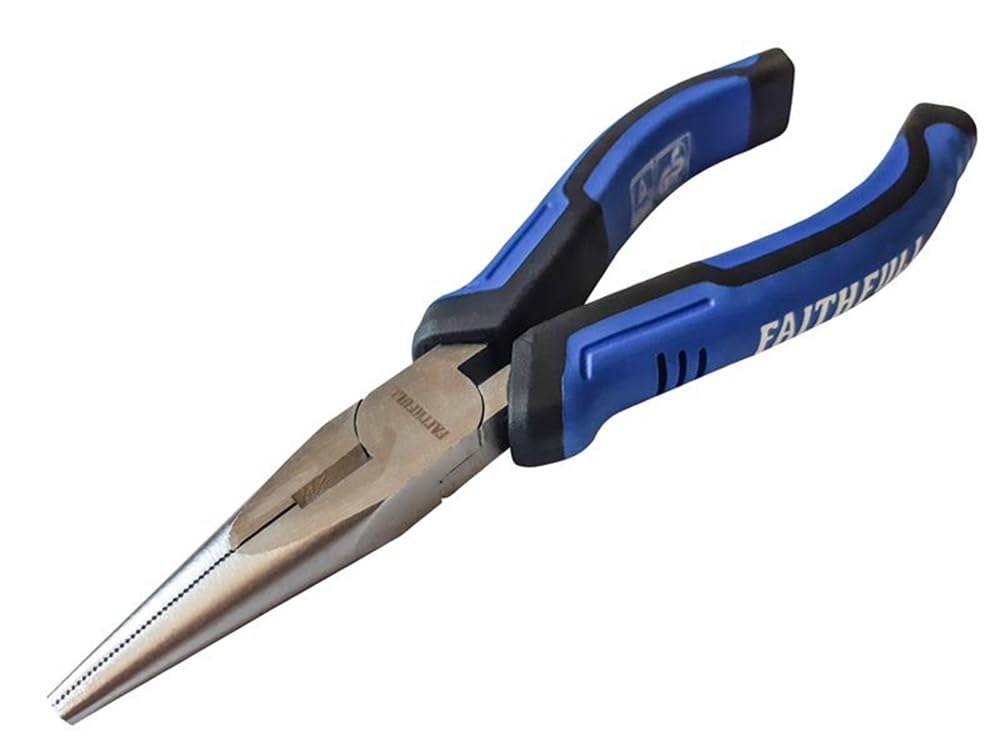 Faithfull Long Nose Plier 6.5 Inch Chrome Vanadium Steel