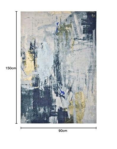 Image of Printed Rug Soft Floor Carpets with Anti Slip Backing for Living Room | Bedroom | Kids Room (Multi, 3x5 Feet)